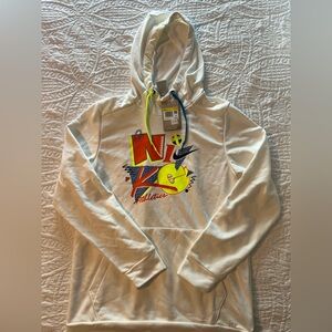 Nike Dri-FIT Hoodie with Blue and Neon Accents